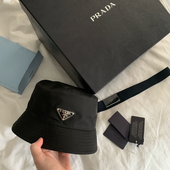 Prada Accessories - Authentic Prada nylon bucket hat